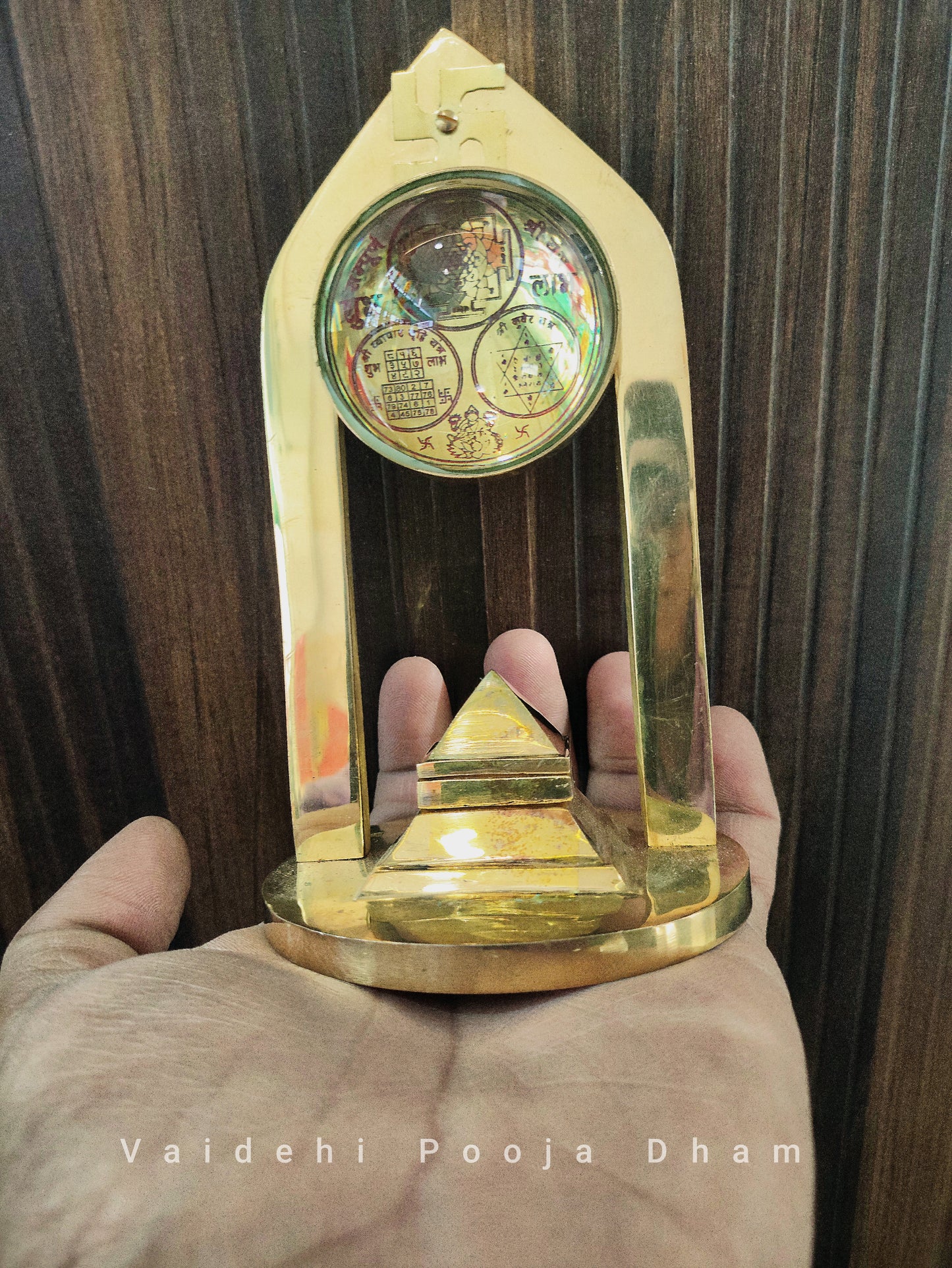 Vastu Dosh Nivaran Yantra Pyramid Mantra With Kuber & Vyapaar Yantra. Weight 500gms