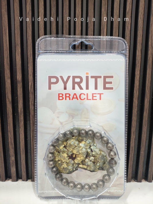 Pyrite Bracelet- For Wealth (Lab Tested & Certified)